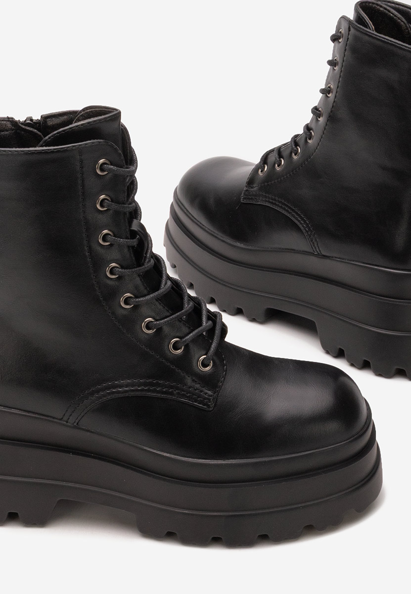 Bocanci cu platformă Loravia negri