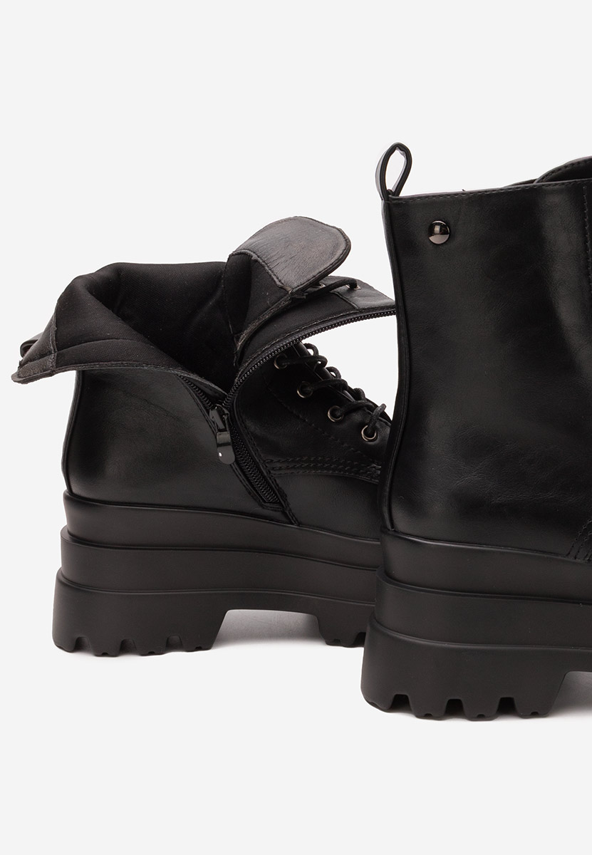 Bocanci cu platformă Loravia negri