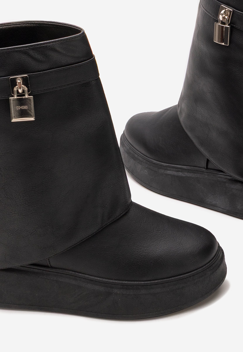 Cizme tip ugg Auvina negre