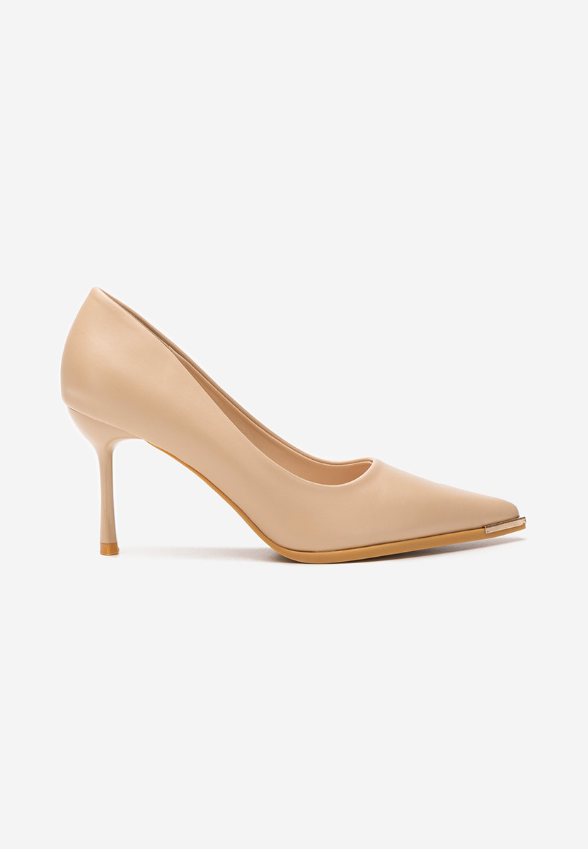 Pantofi stiletto Nideia bej