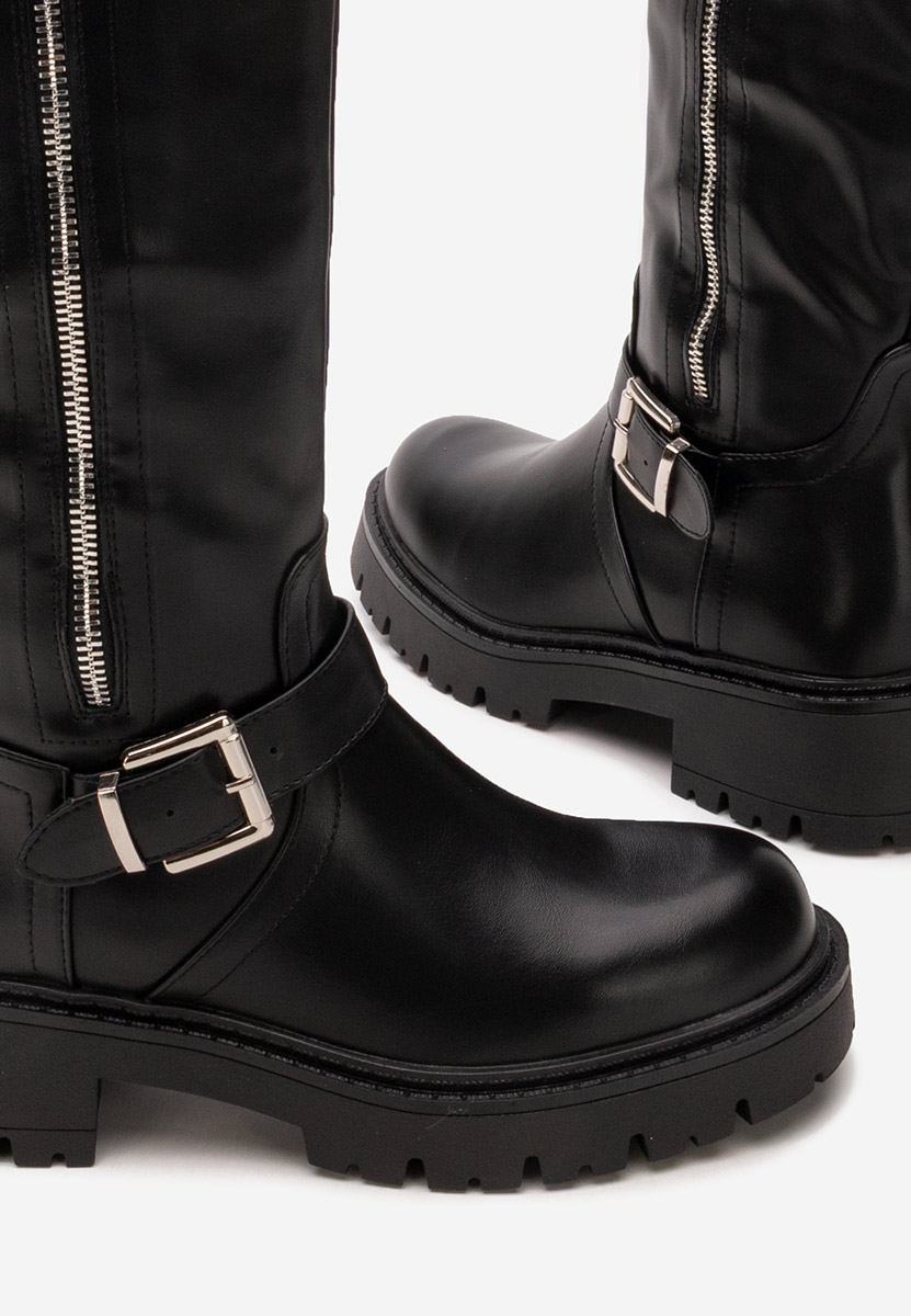 Cizme dama Pavora negre