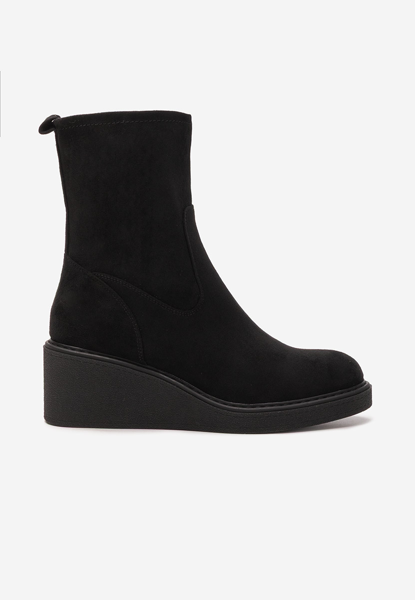 Botine cu platforma Lysara negre