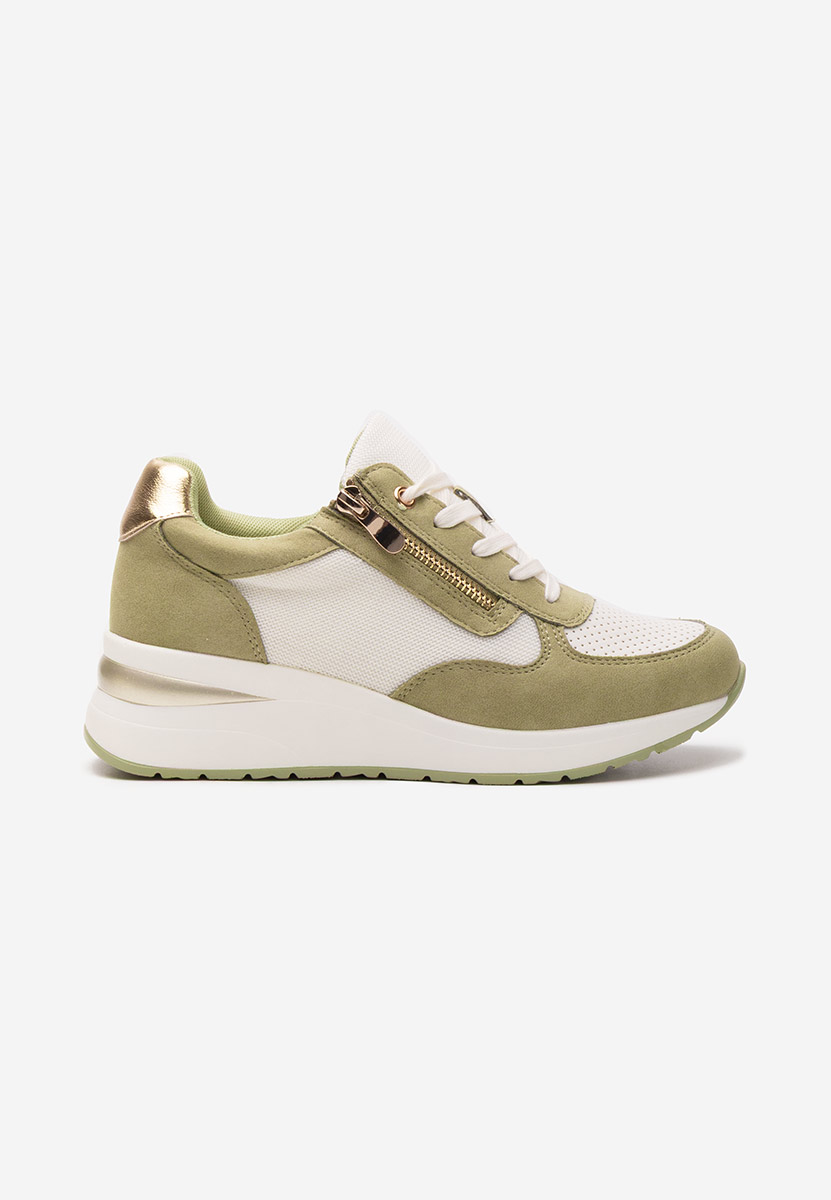 Sneakers cu platforma Floreia verzi