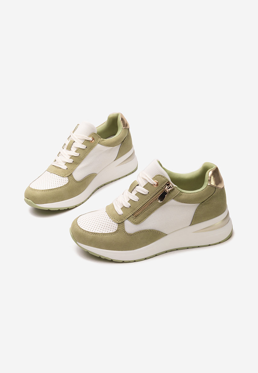 Sneakers cu platforma Floreia verzi