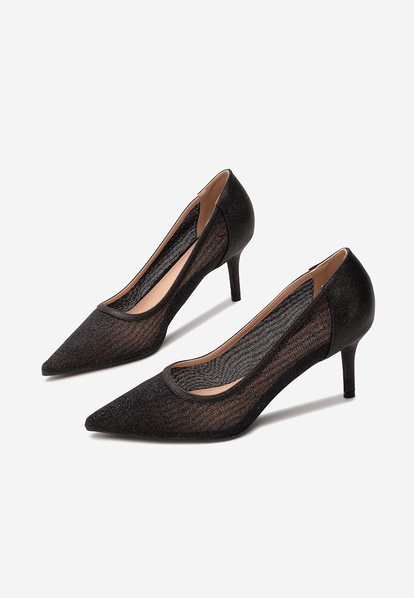 Pantofi stiletto Nidela negri