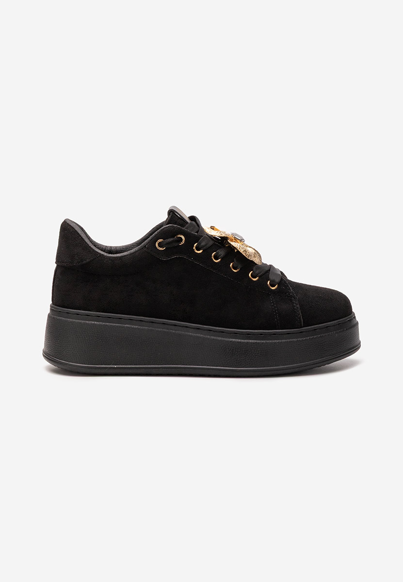Sneakers cu platformă Nuvina negri