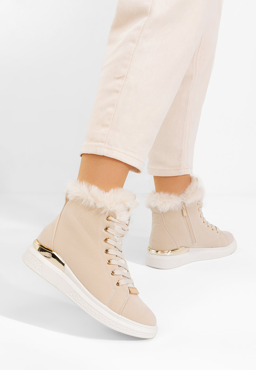 Sneakers dama imblaniti Clyra bej