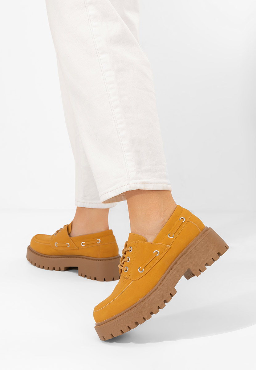 Pantofi casual dama Plumia galbeni