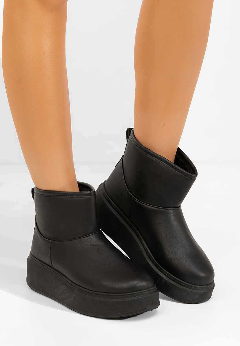 Cizme tip ugg Auvina negre