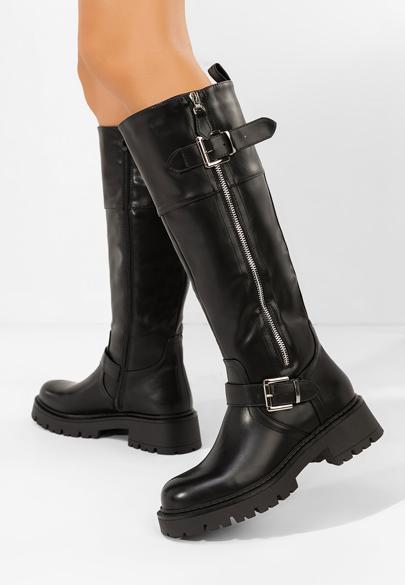 Cizme dama Pavora negre