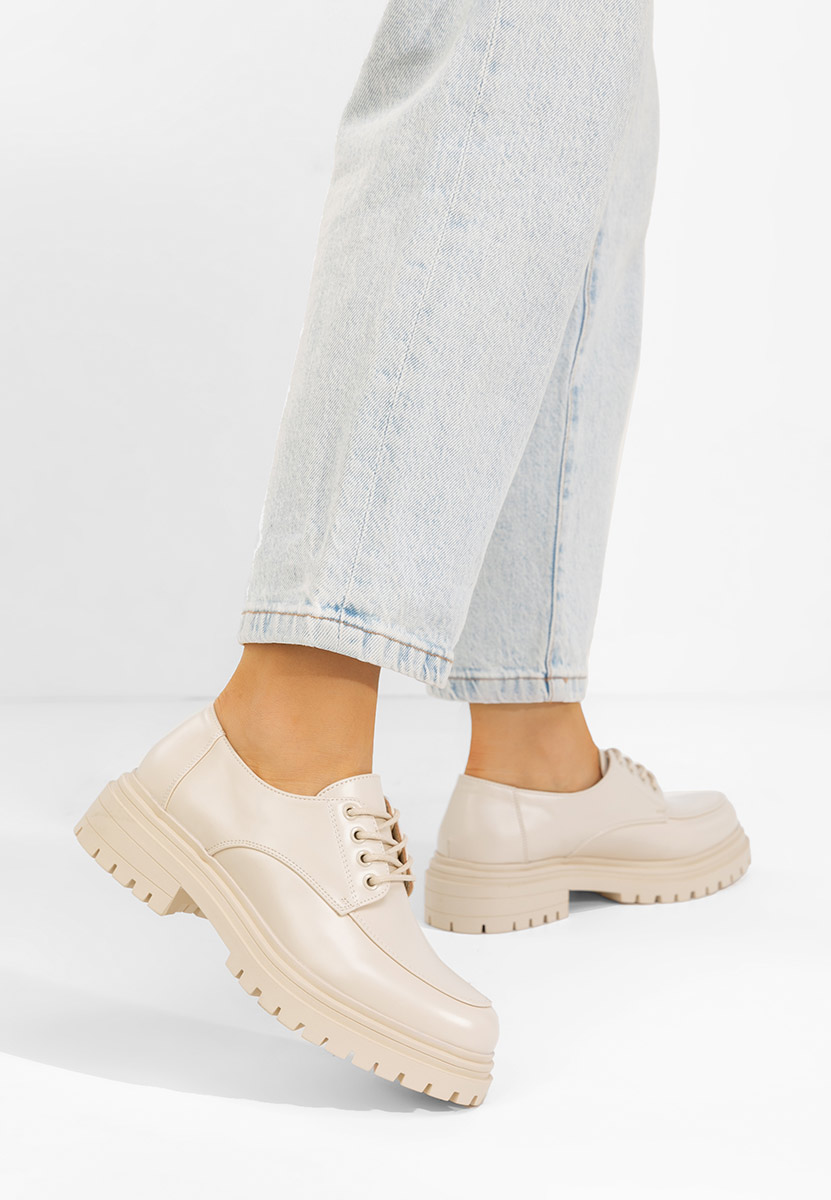Pantofi casual dama Treana bej
