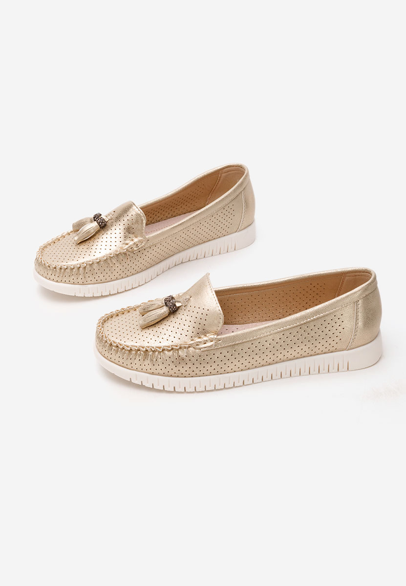 Mocasini dama Sonja V2 aurii
