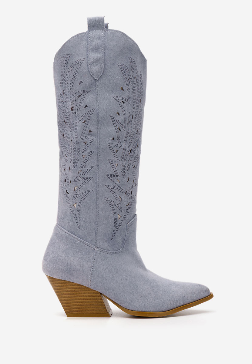 Cizme cowboy dama Indaia bleu
