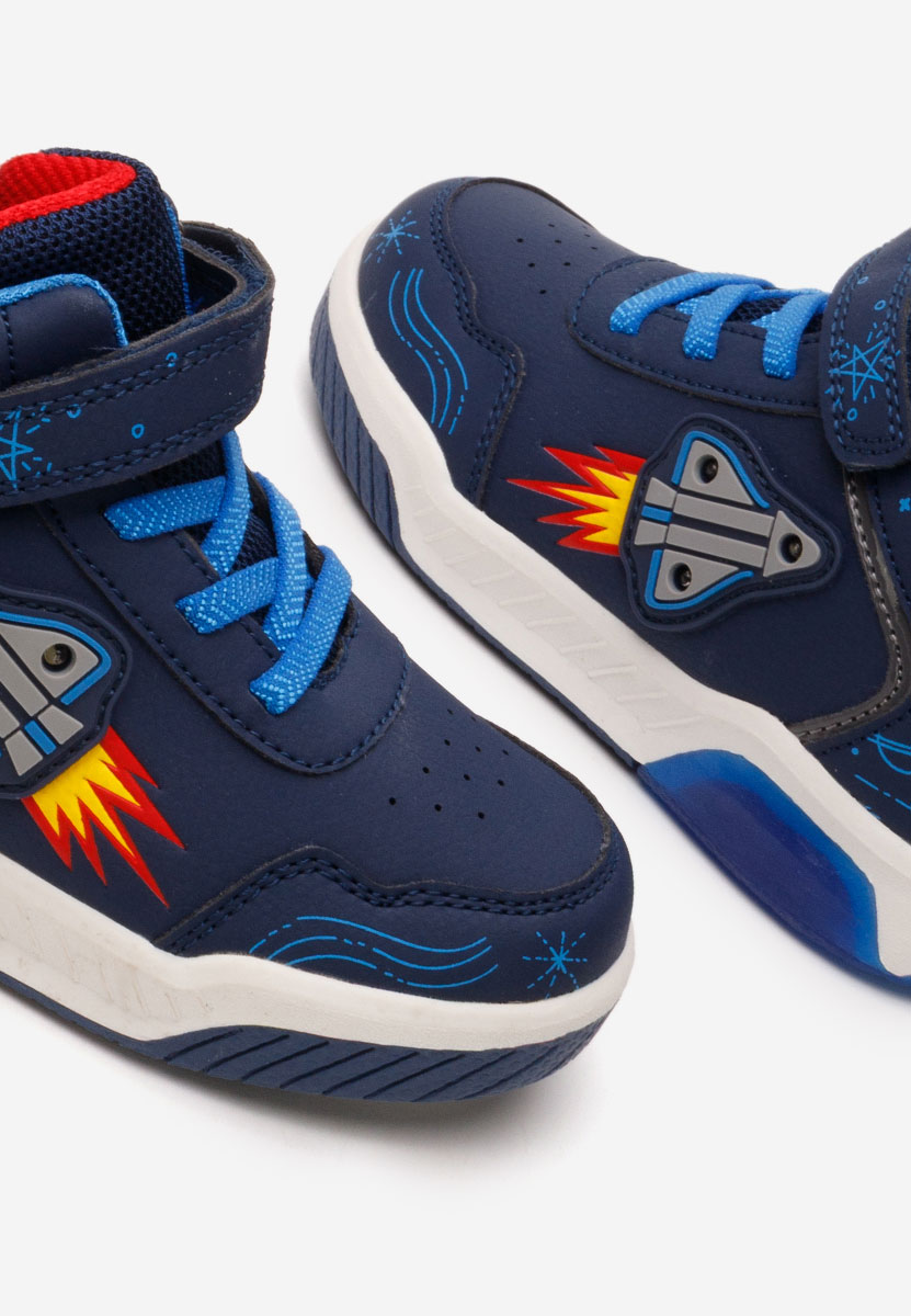 Sneakers baieti Rocket albastri