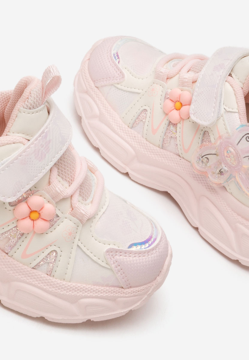 Adidasi ferte Butterfly roz