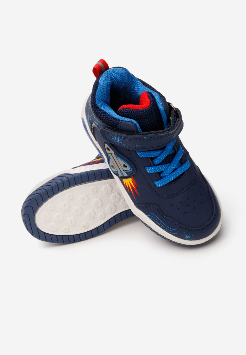 Sneakers baieti Rocket albastri