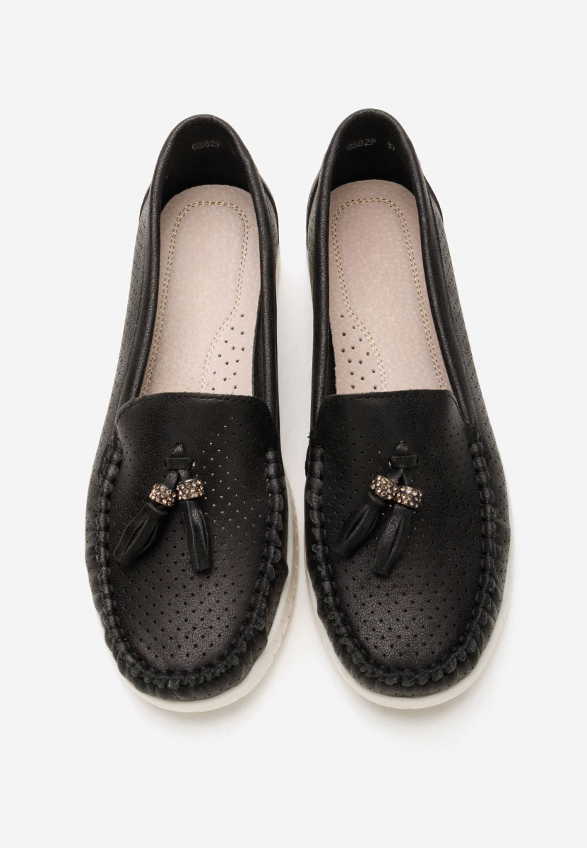 Mocasini dama Sonja V2 negri
