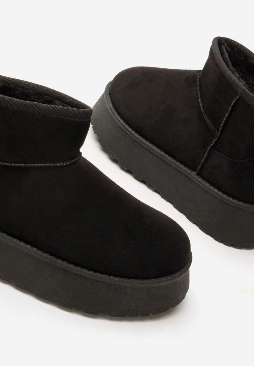 Cizme tip ugg Shayne negre Cizme tip ugg Shayne negre