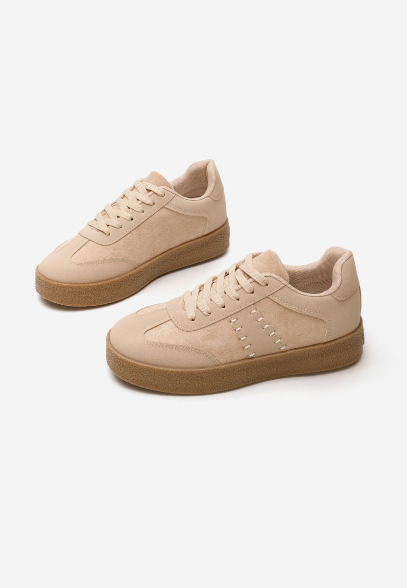 Sneakers dama Biania bej