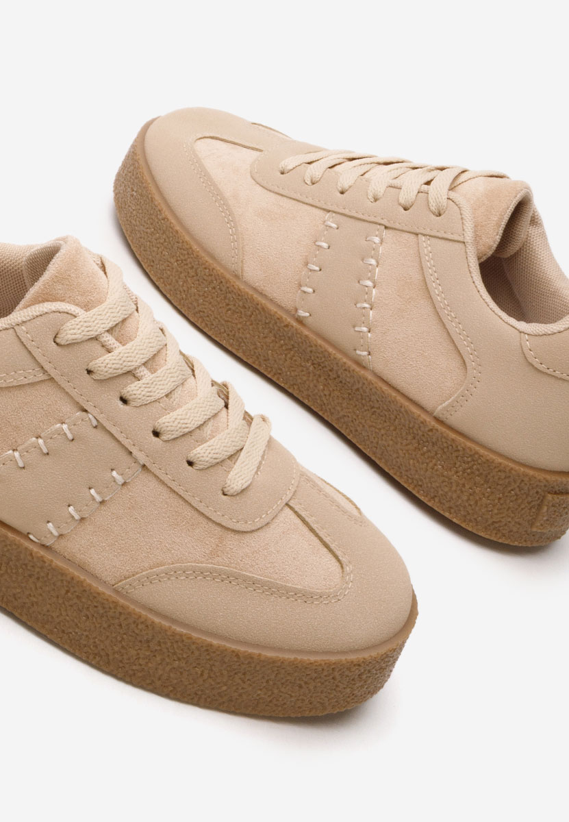 Sneakers dama Biania bej