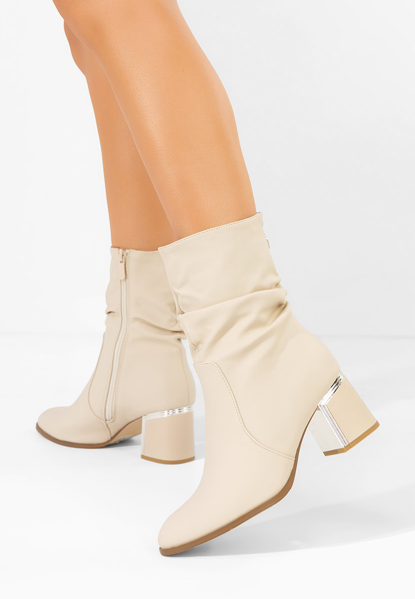 Botine elegante Dominque bej