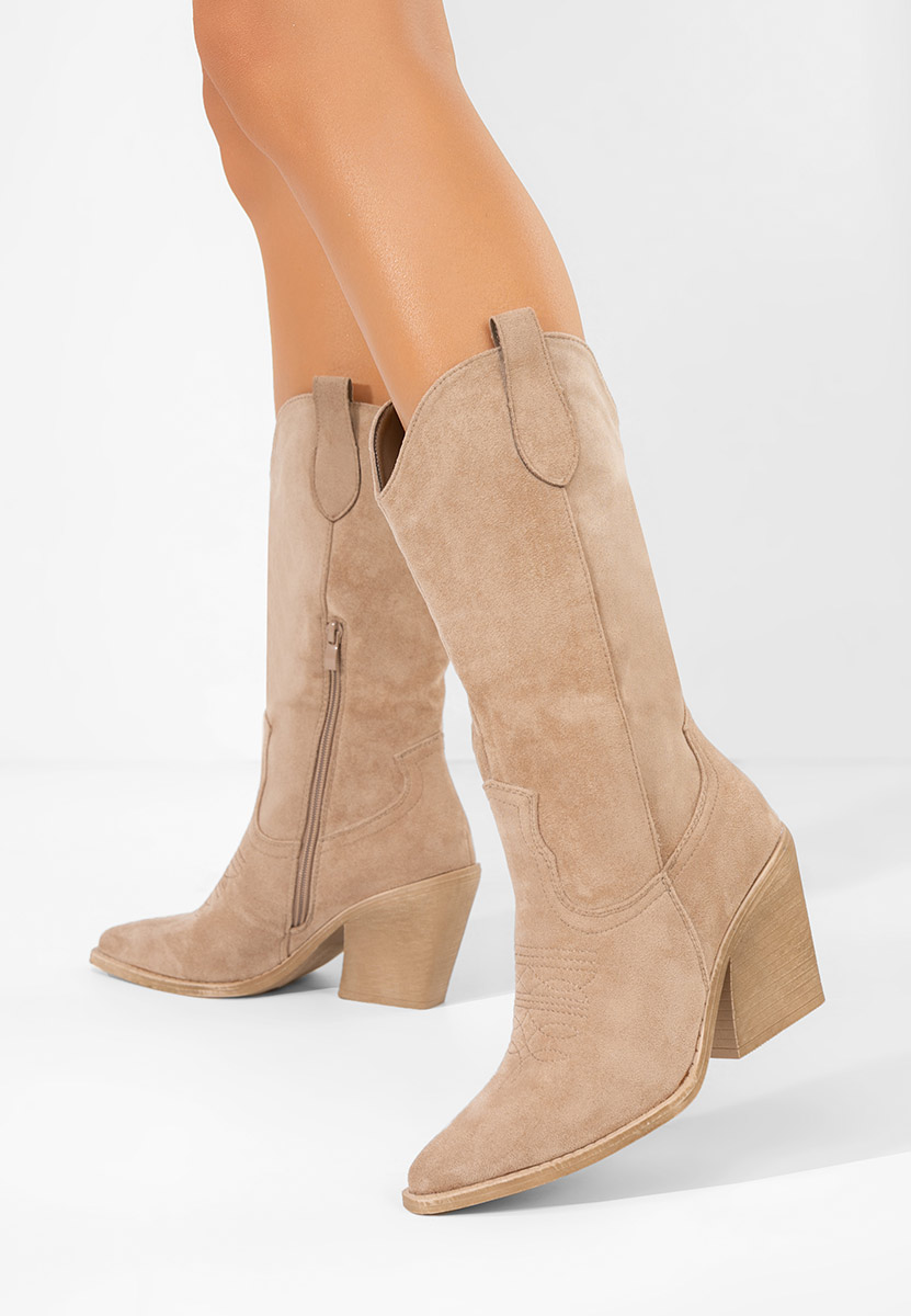 Cizme cowboy dama Jena kaki