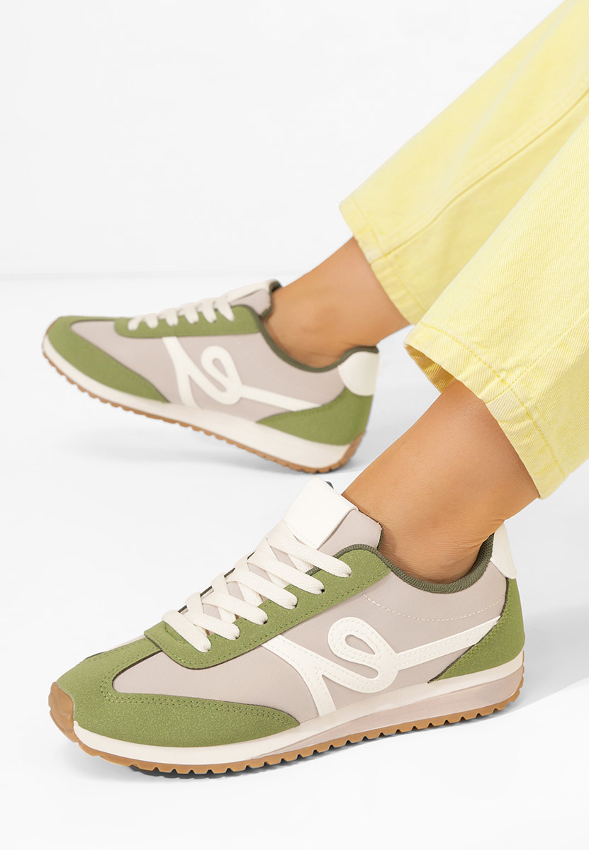Sneakers dama Trinidad verzi