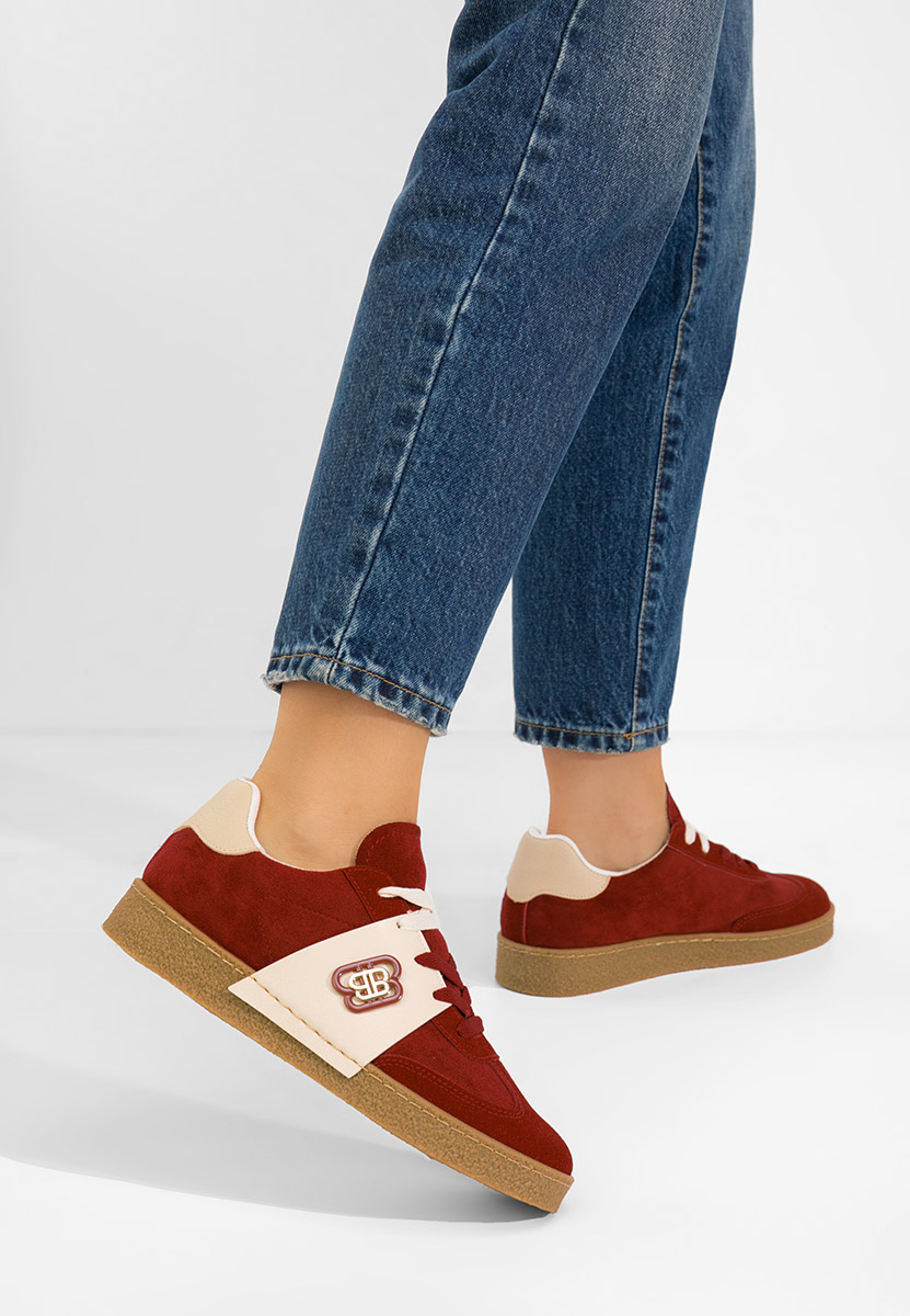 Sneakers dama Kathea rosii