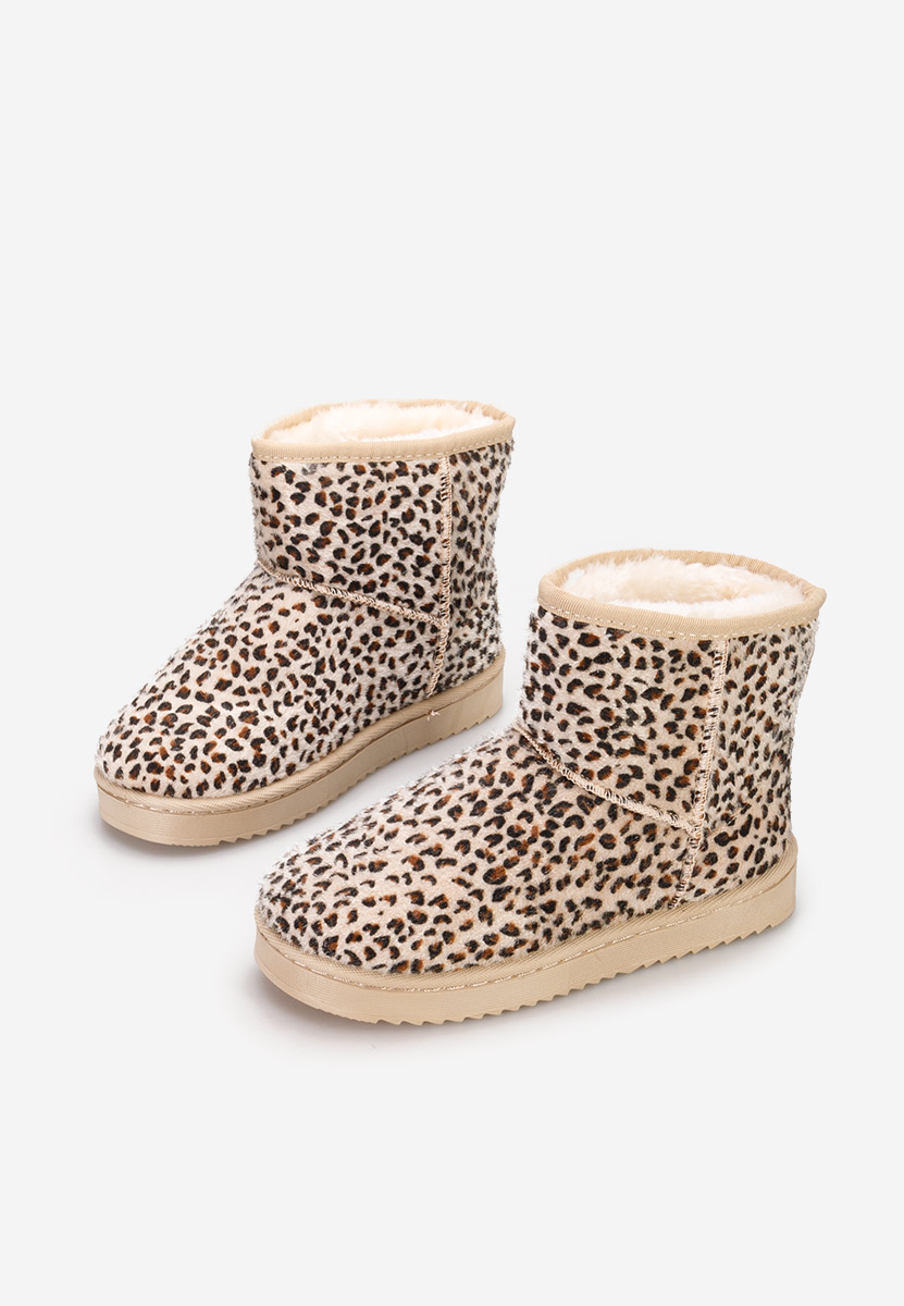 Cizme fete Charlotte animal print
