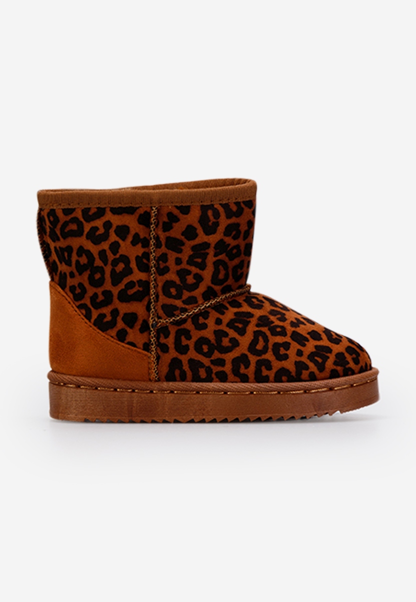 Cizme fete Charlotte leopard