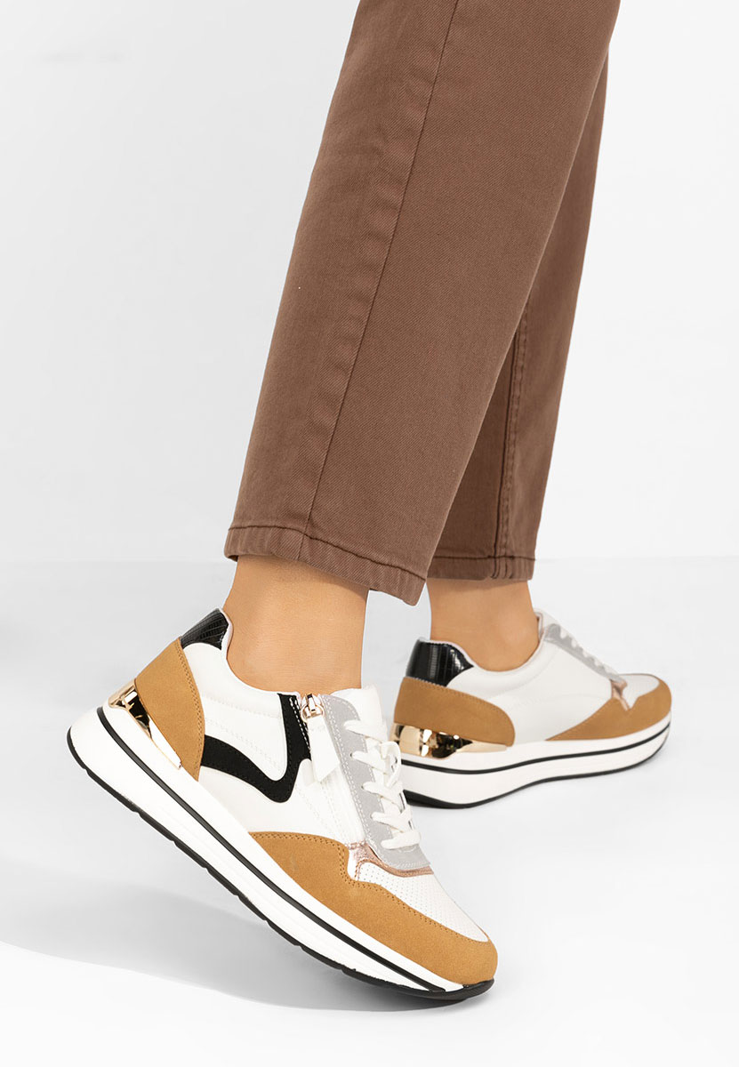 Sneakers dama Marilou albi
