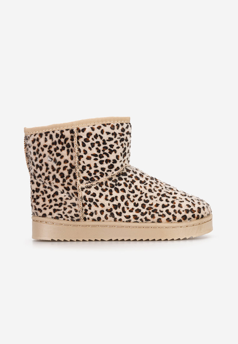 Cizme fete Charlotte animal print