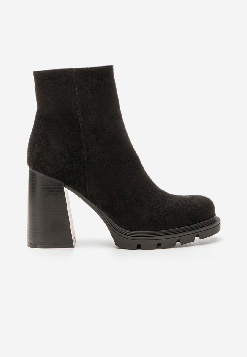 Botine cu toc gros Neolia V2 negre