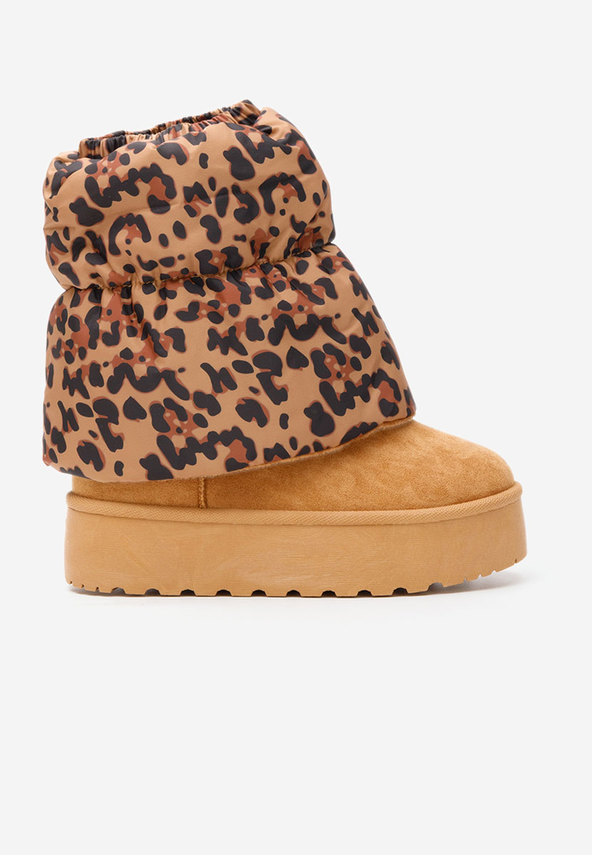 Cizme tip ugg cu platformă Aydena camel