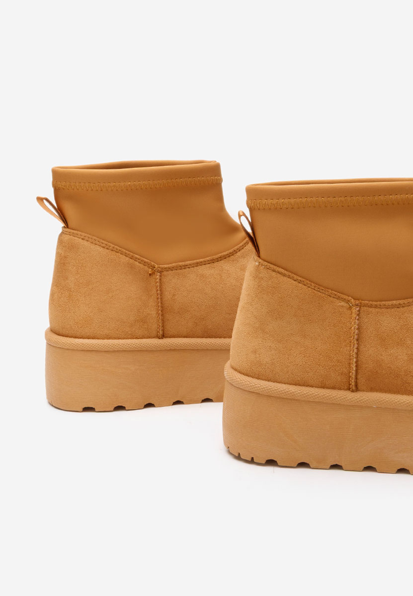 Cizme tip ugg cu platformă Aydena camel