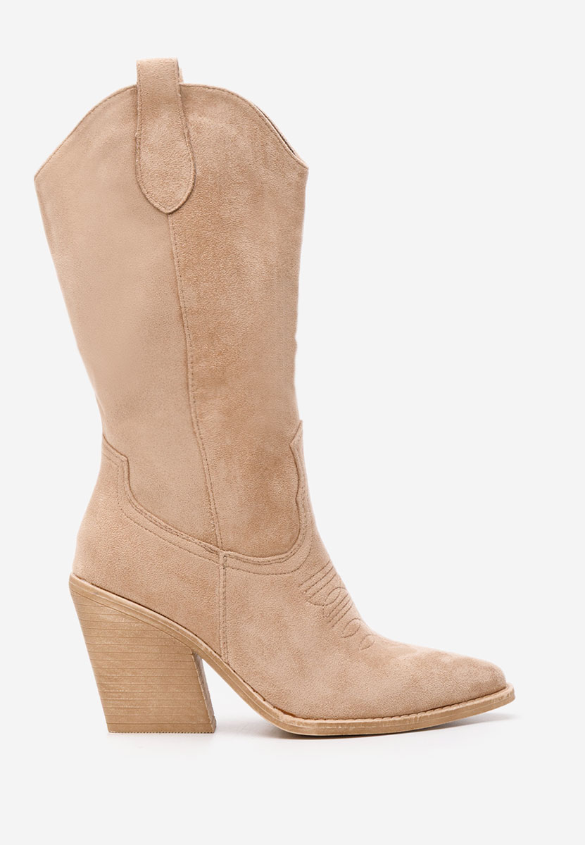 Cizme cowboy dama Jena kaki