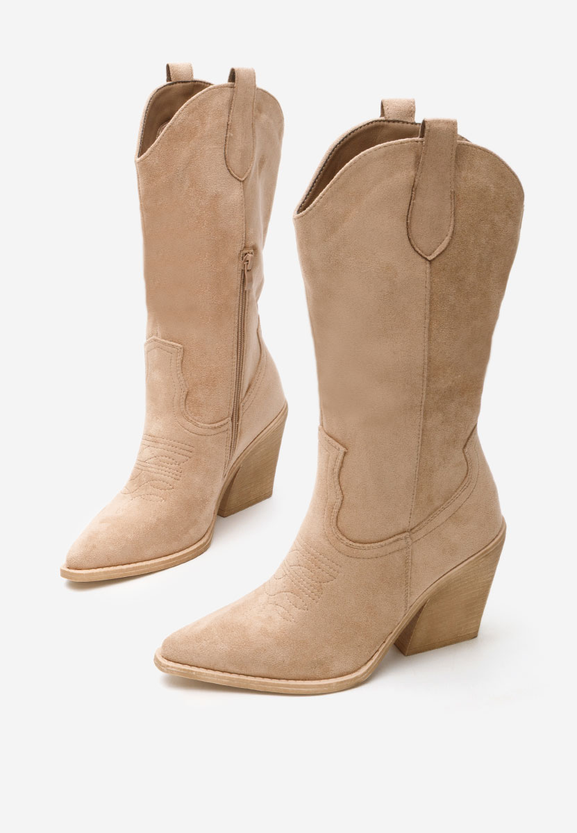 Cizme cowboy dama Jena kaki