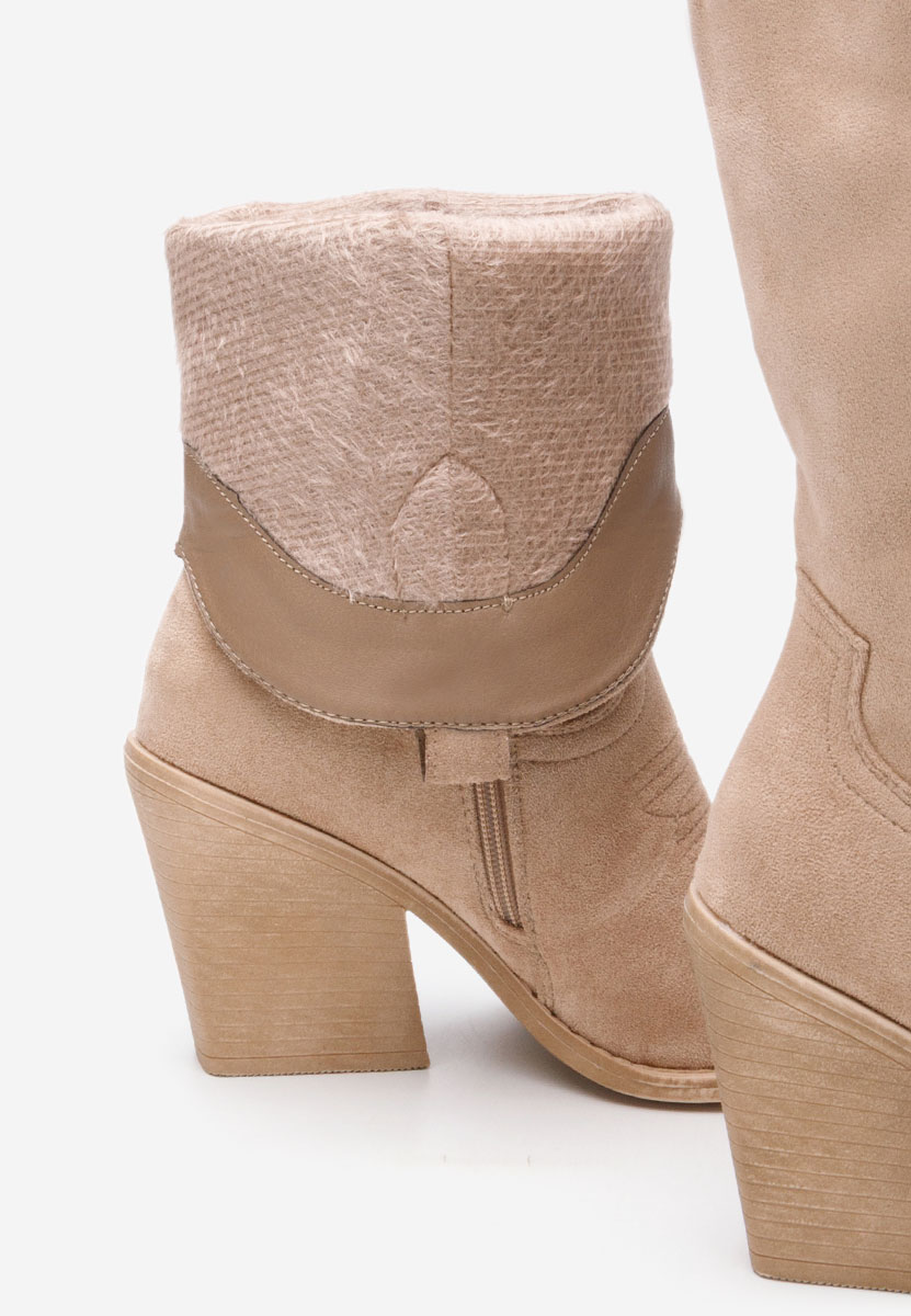 Cizme cowboy dama Jena kaki