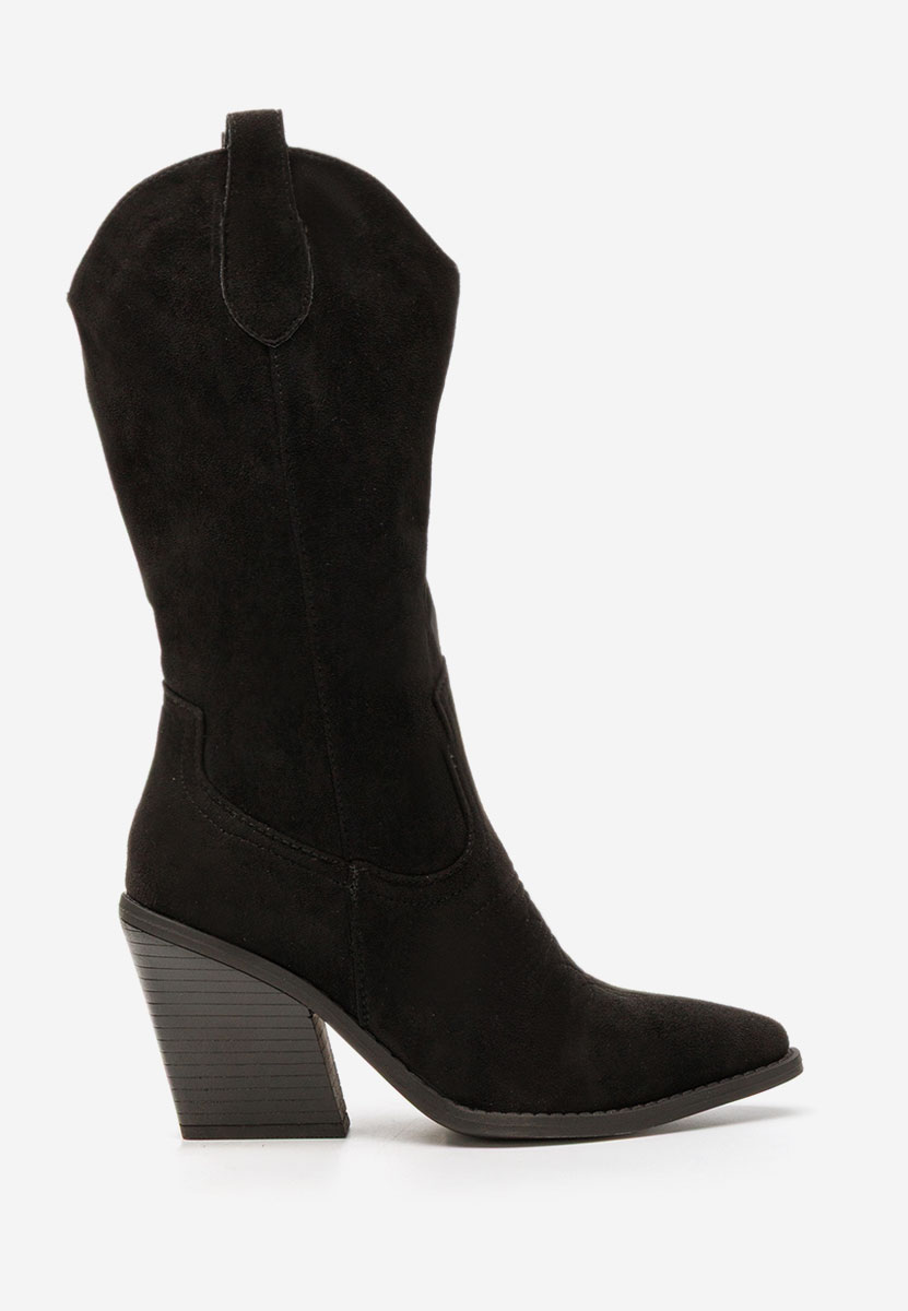 Cizme cowboy dama Jena negre