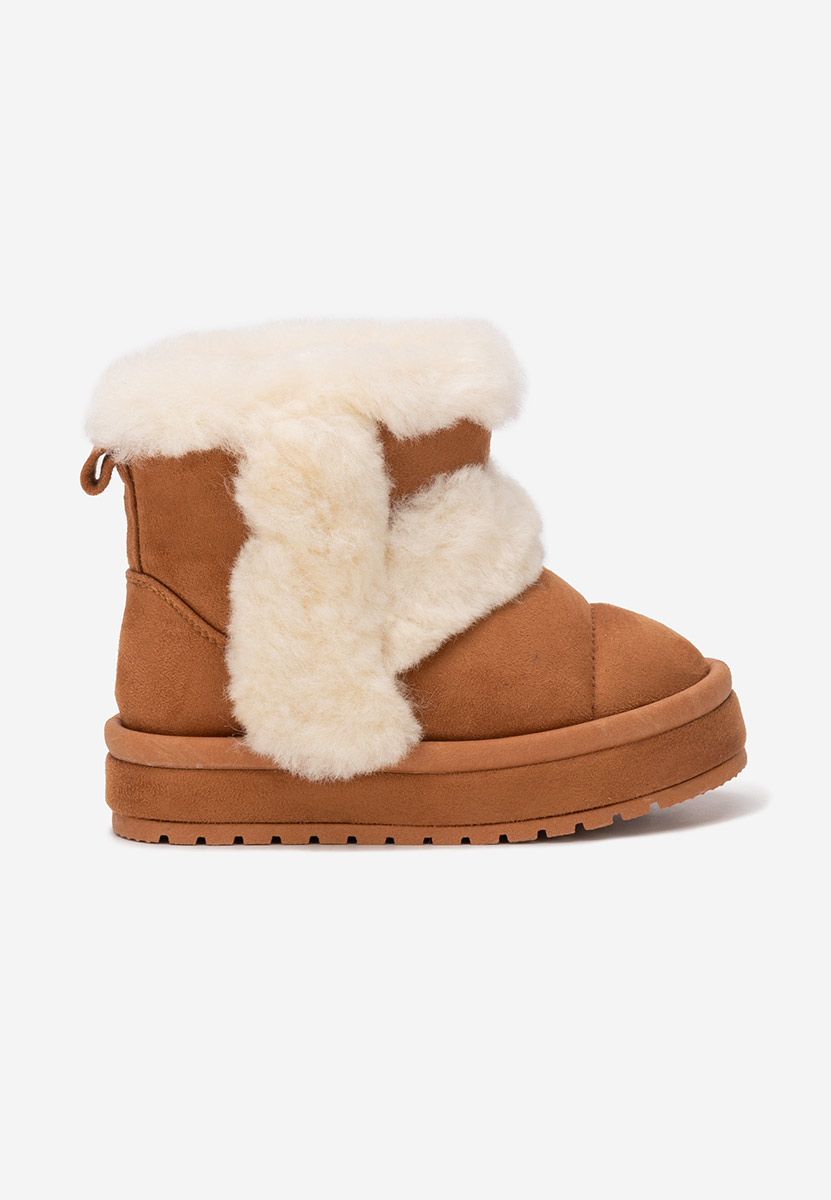 Cizme fete Zeravia camel