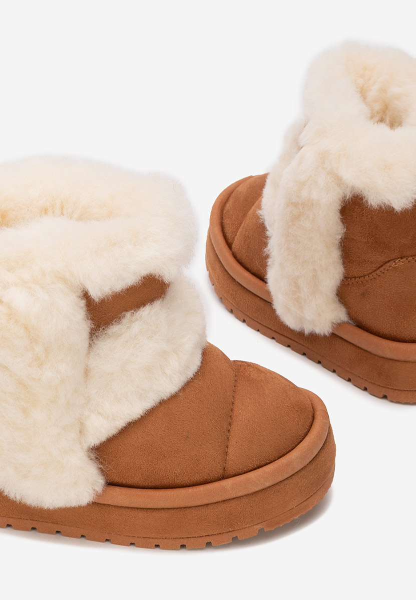 Cizme fete Zeravia camel