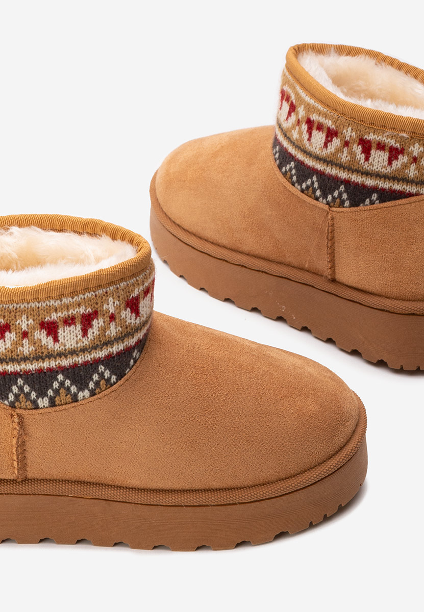 Cizme tip ugg Joye V2 camel