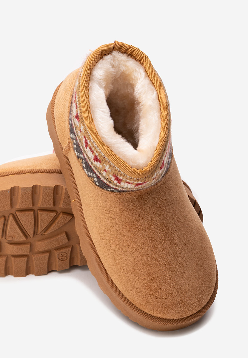 Cizme tip ugg Joye V2 camel