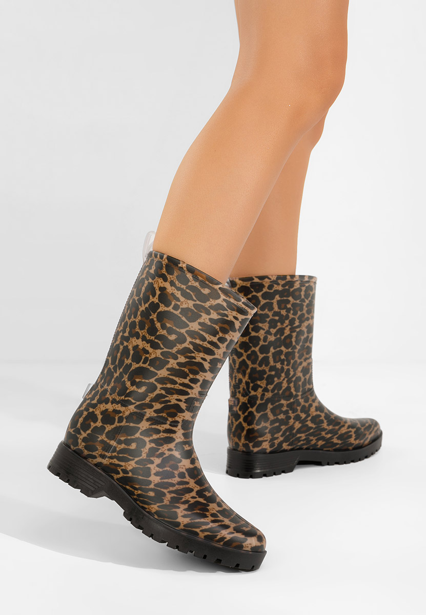 Cizme de cauciuc Niviera animal print