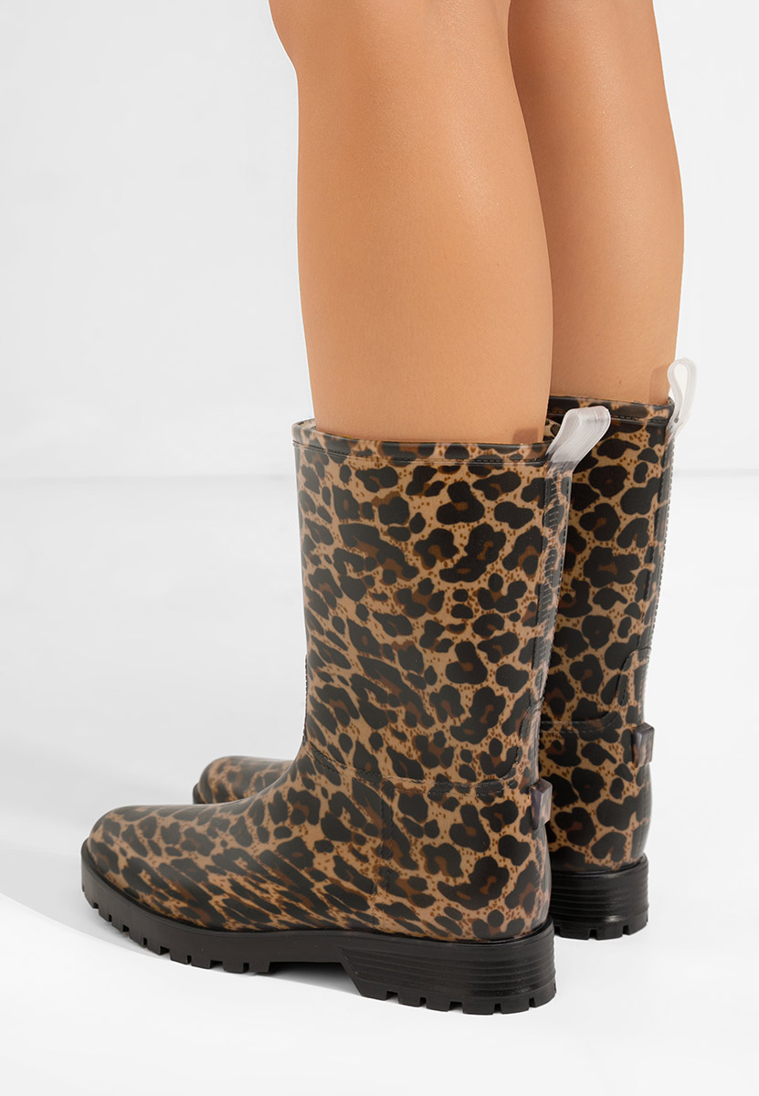 Cizme de cauciuc Niviera animal print