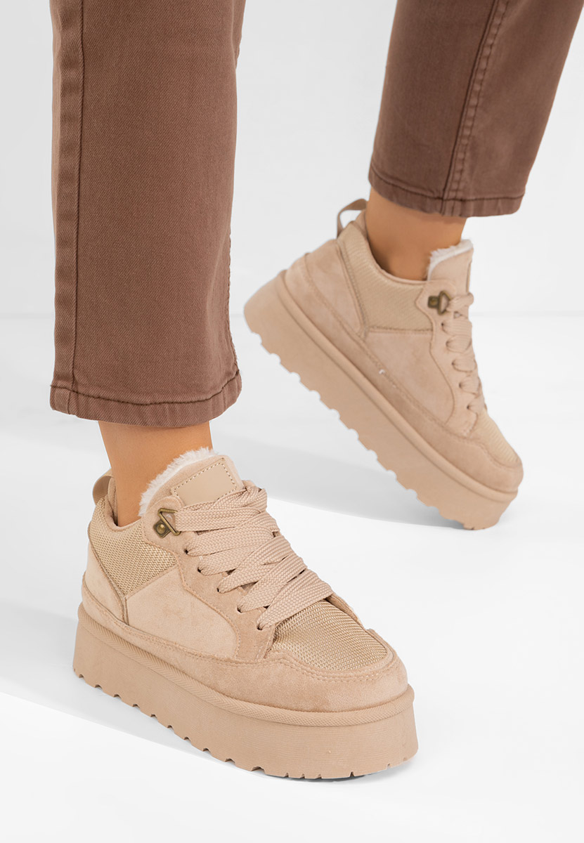 Sneakers cu platformă Isariel kaki