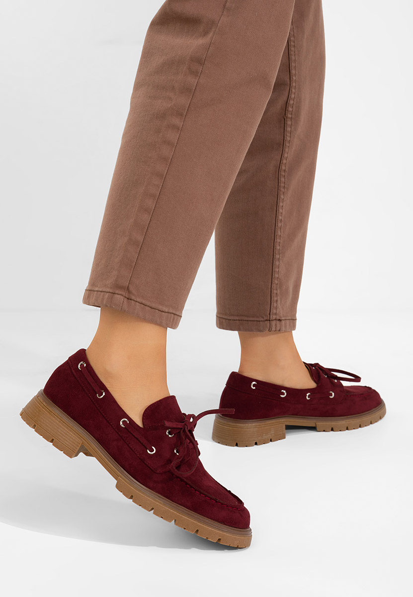 Pantofi casual dama Valoria rosii