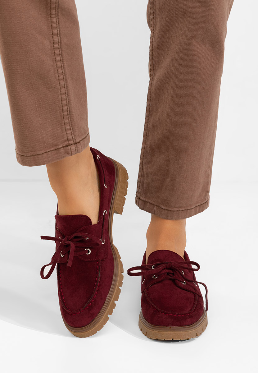 Pantofi casual dama Valoria rosii