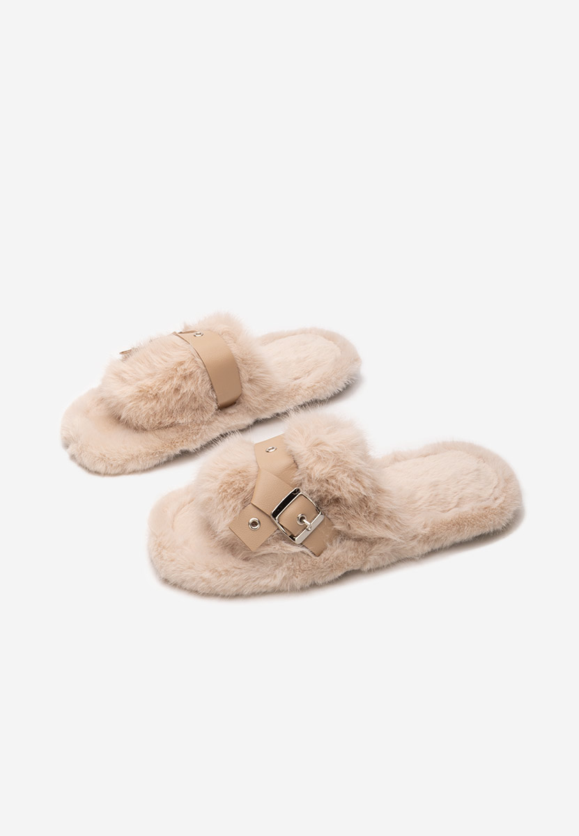 Papuci cu blanita Arlete bej