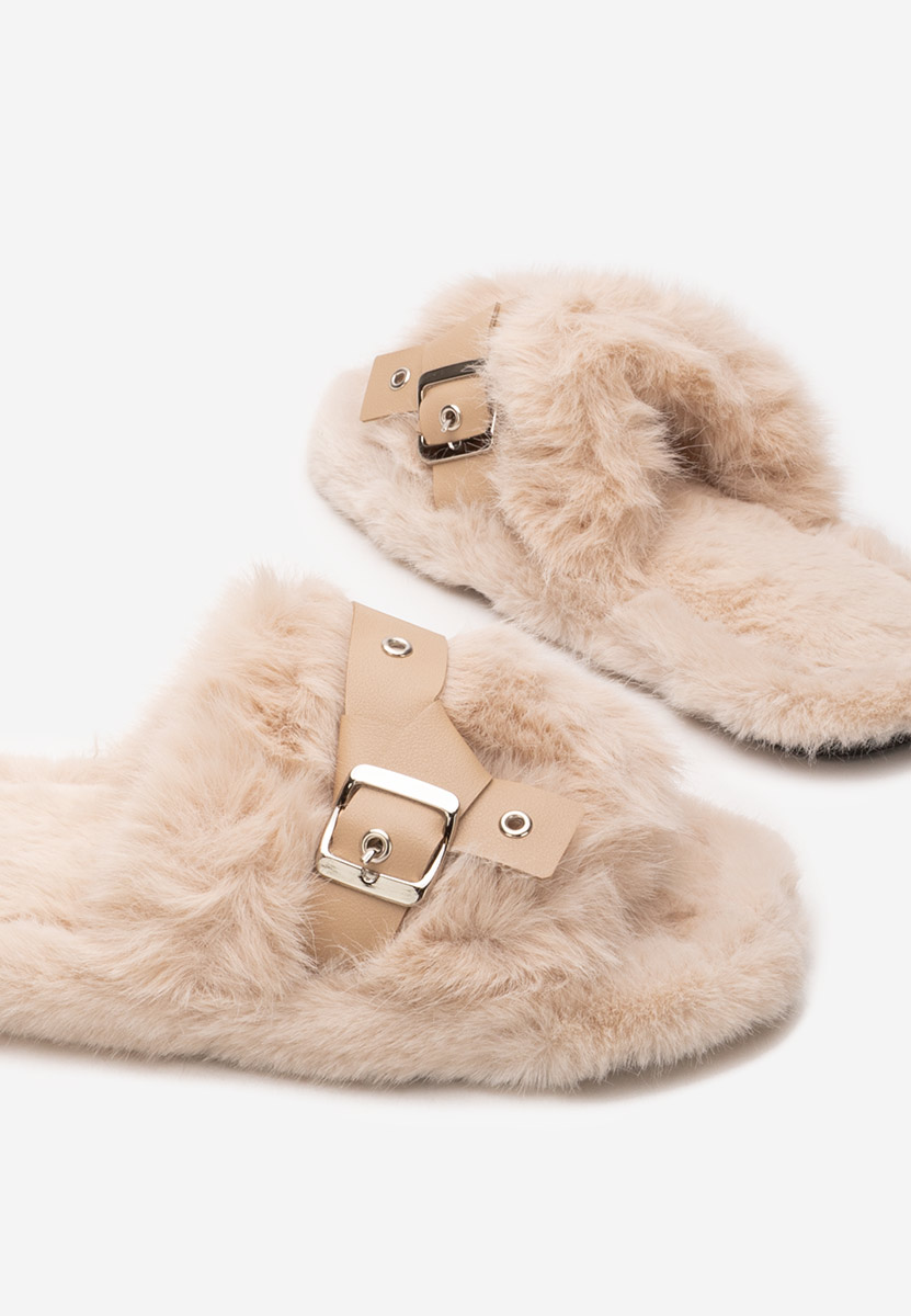 Papuci cu blanita Arlete bej